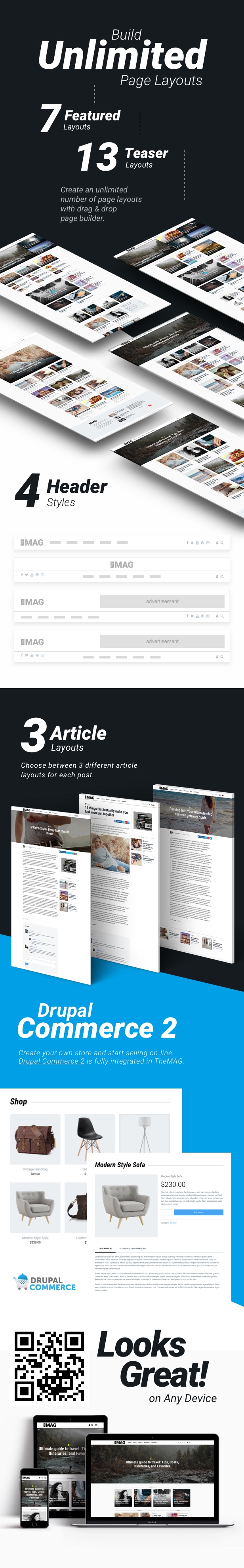 TheMAG - Highly Customizable Blog and Magazine Theme for Drupal - 4